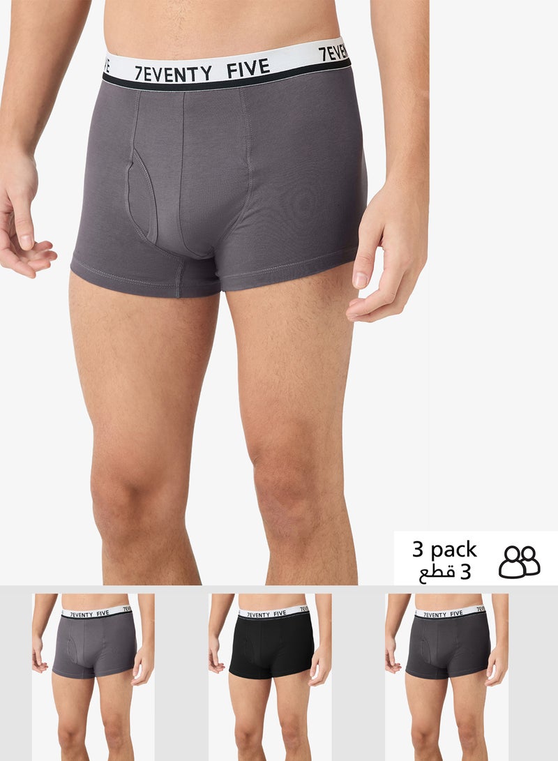 Seventy Five Basics Pack of 3 Boxer Briefs - Image 1